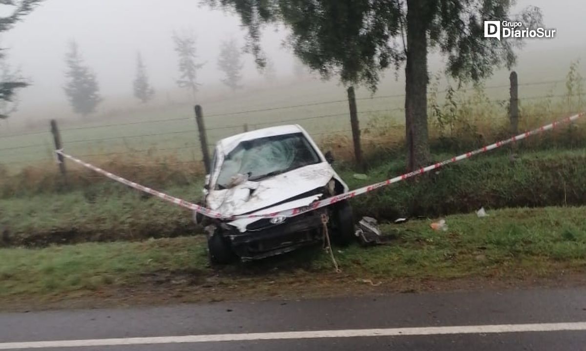 Iba en estado de ebriedad: conductor protagonizó accidente vehicular en Paillaco
