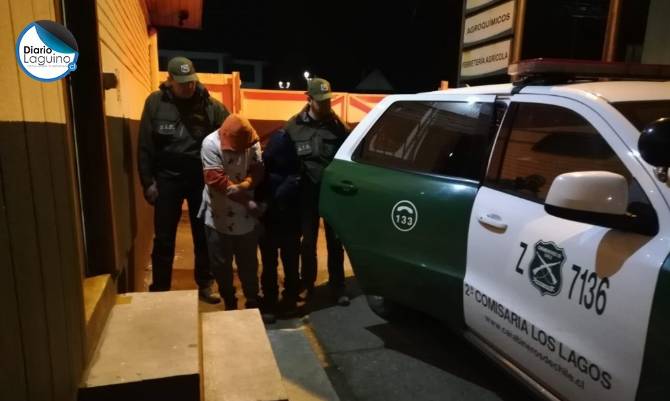 Carabineros de Los lagos detuvo a otros dos sujetos involucrados en homicidio frustrado