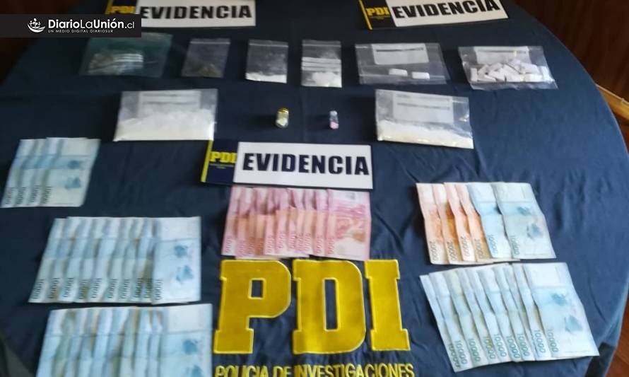 PDI detuvo a madre e hijo por microtráfico de drogas en La Unión