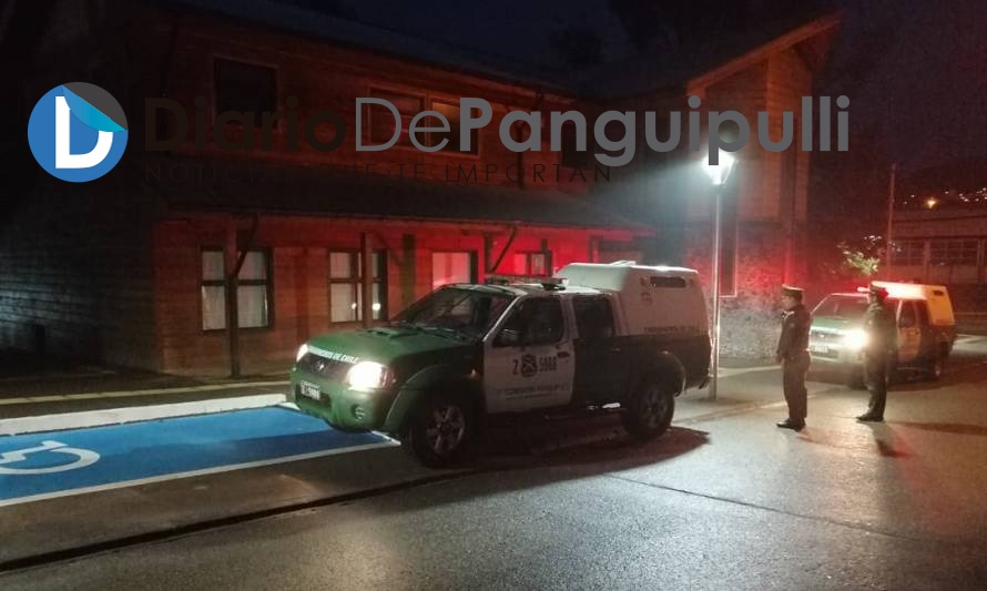 Un hombre fue detenido en pleno robo en oficina municipal de Panguipulli