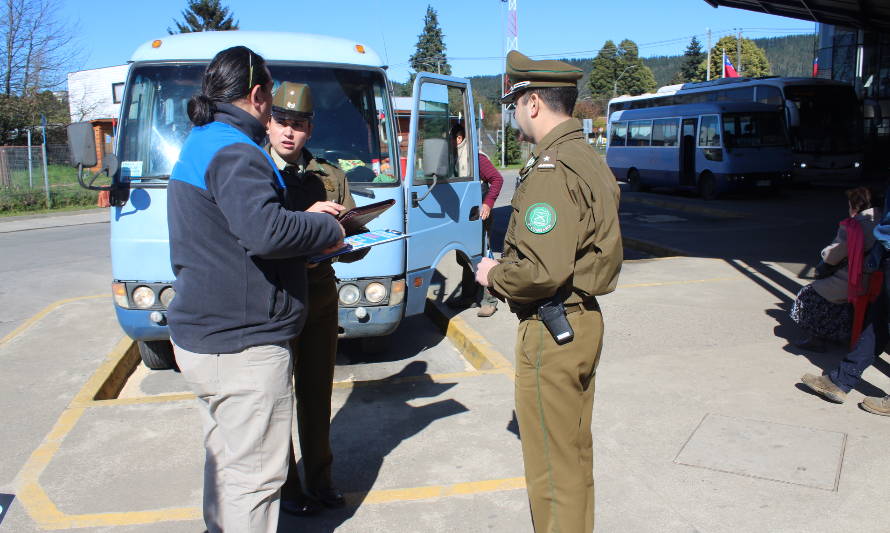 Inician campaña “Fiestas Patrias Seguras” en Los Lagos