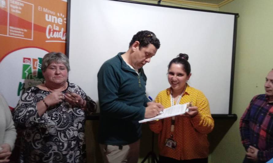 Programa Quiero Mi Barrio en Panguipulli ya cuenta con consejo vecinal para adelantar obras 
