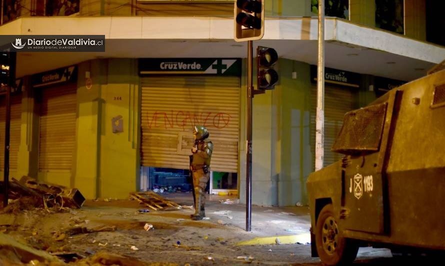 Balance del Intendente: 15 detenidos en la región y varios locales saqueados en Valdivia