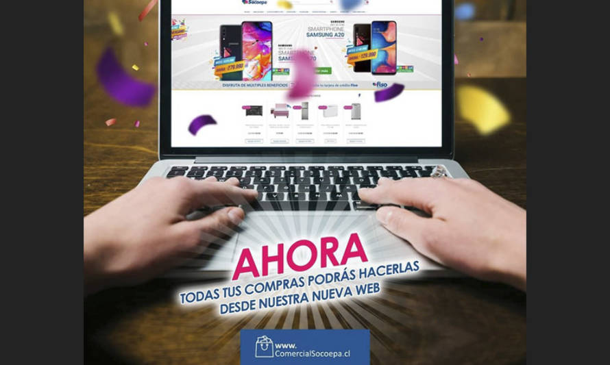 Comercial Socoepa lanzó tienda online en su mes aniversario