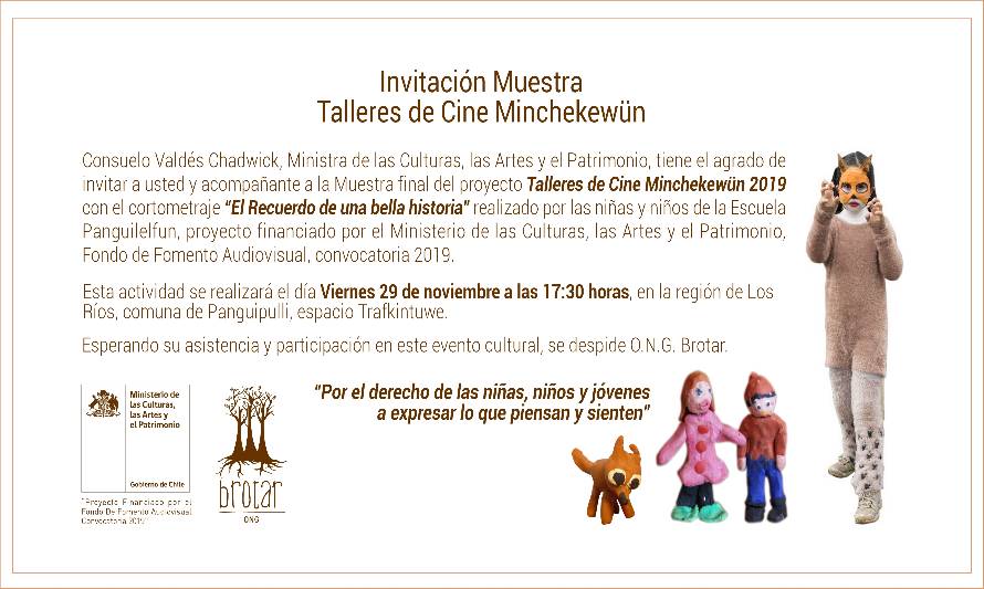 Este viernes 29: Niñas y niños pichikeche estrenarán cortometraje en Panguipulli