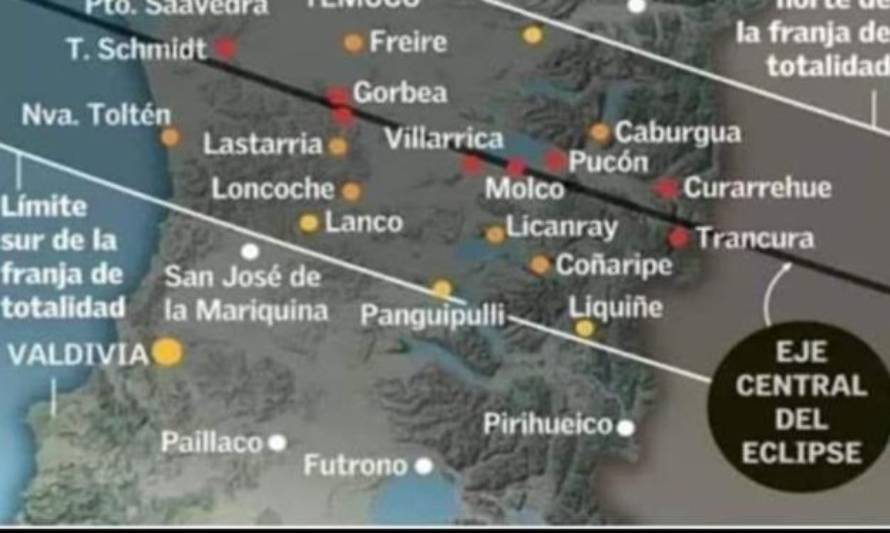 Gobierno en Los Ríos ya se prepara para el Eclipse 2020