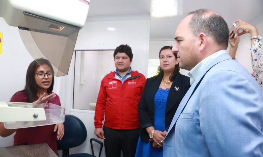 Mamógrafo móvil de última tecnología recorrió la región atendiendo a más de 170 mujeres en Los Ríos