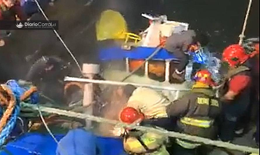 Se confirma tragedia en Corral: 6 tripulantes murieron tras colisión de embarcaciones