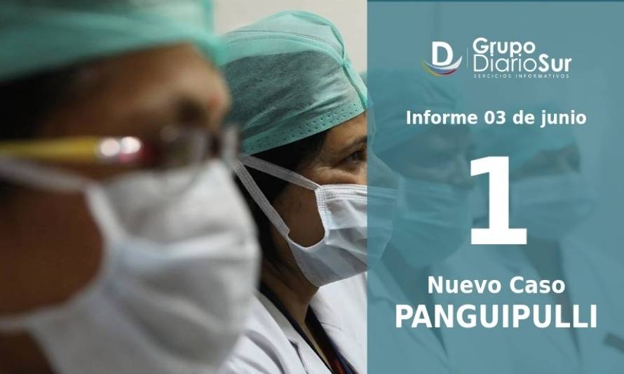 1 nuevo caso de Coronavirus reportado en Panguipulli