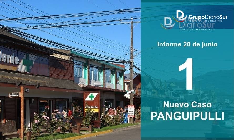 Se reporta 1 nuevo contagio en la comuna de Panguipulli