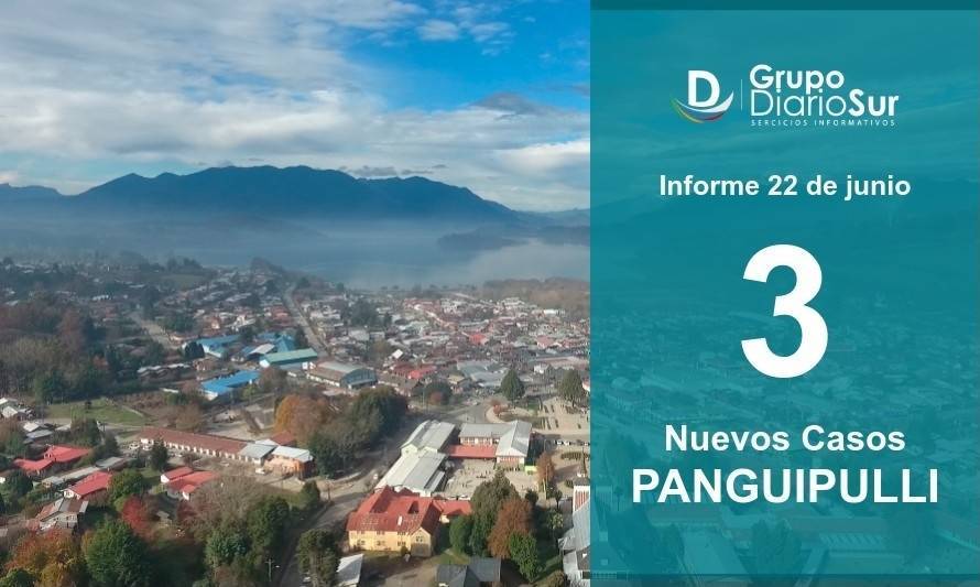 Panguipulli sigue sumando casos: 3 nuevos contagios este 22 de junio