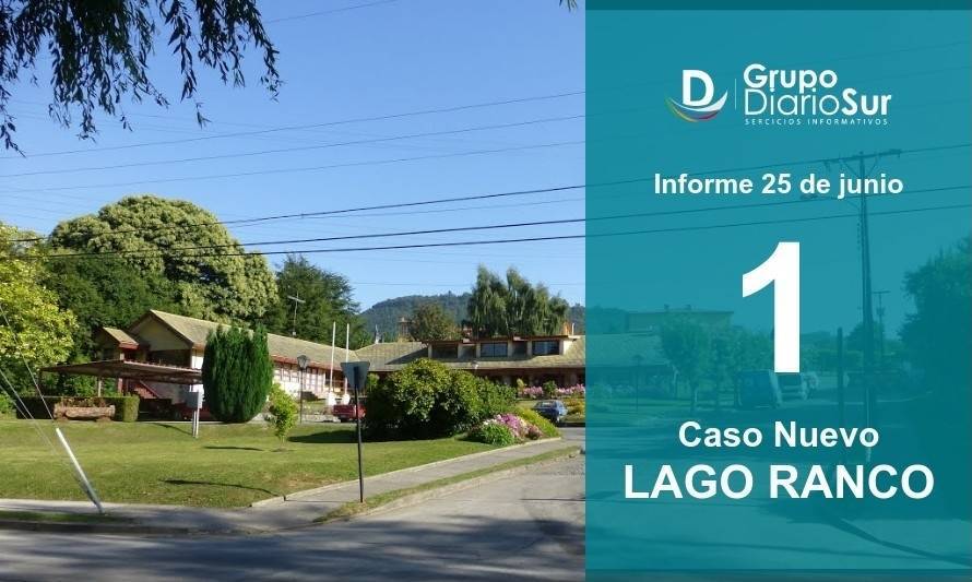 Después de 86 días, Lago Ranco vuelve a registrar 1 contagio de Covid-19