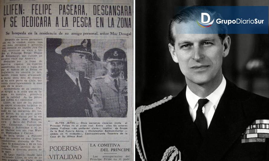 El día que el príncipe Felipe de Inglaterra descansó en Llifén