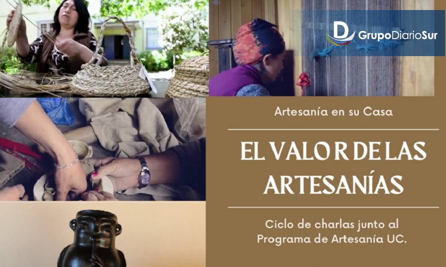"Artesanía en su Casa": Invitan a actividad en la Casona Cultural de Panguipulli