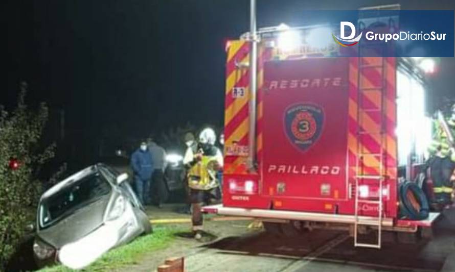 Vehículo se salió de la pista cerca del sector La Paloma