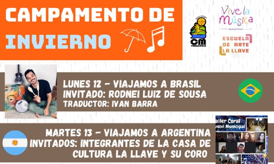 Campamento de Invierno del Programa Vive la Música de Panguipulli