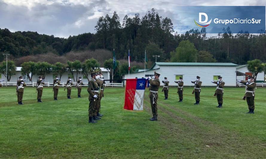 123 nuevos carabineros juraron en Grupo de Formación de Valdivia