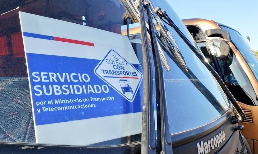 MTT Los Ríos inició licitación pública para servicios gratuitos de transporte escolar