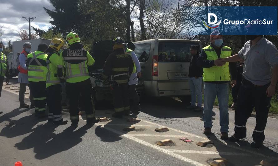 [AHORA] Accidente de tránsito en Los Lagos 