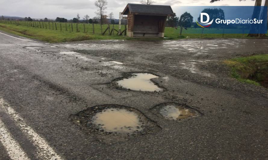 Conoce la respuesta de vialidad a reclamo por mal estado de ruta Los Lagos-Futrono