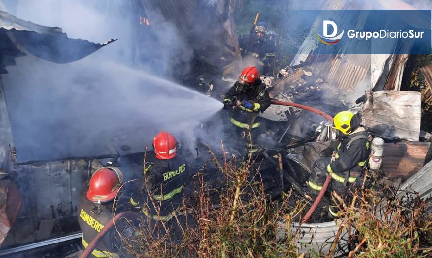 Corral: mujer de 84 años logró sobrevivir milagrosamente a incendio