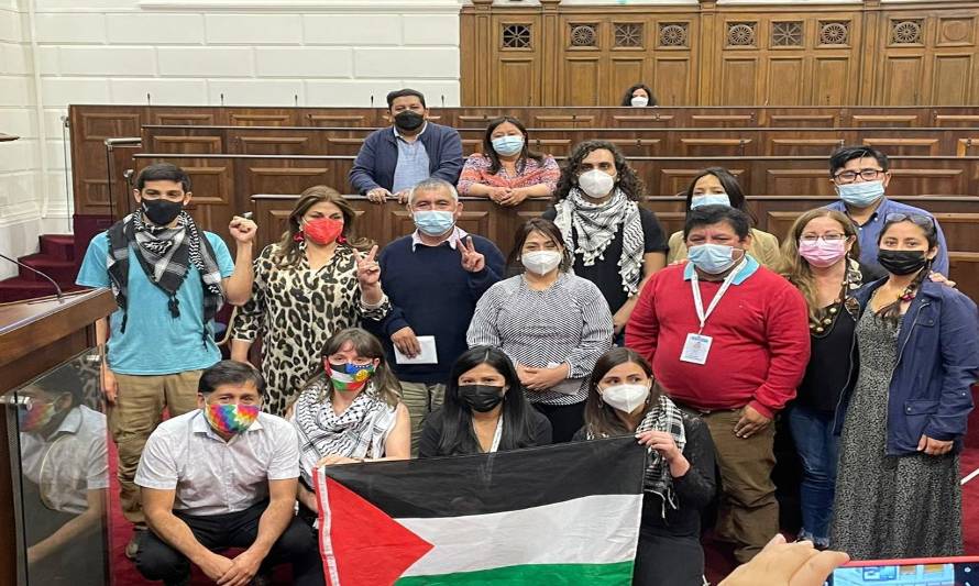 Organización Palestino-Chileno solidarizó con el pueblo Mapuche en la Convención Constitucional 