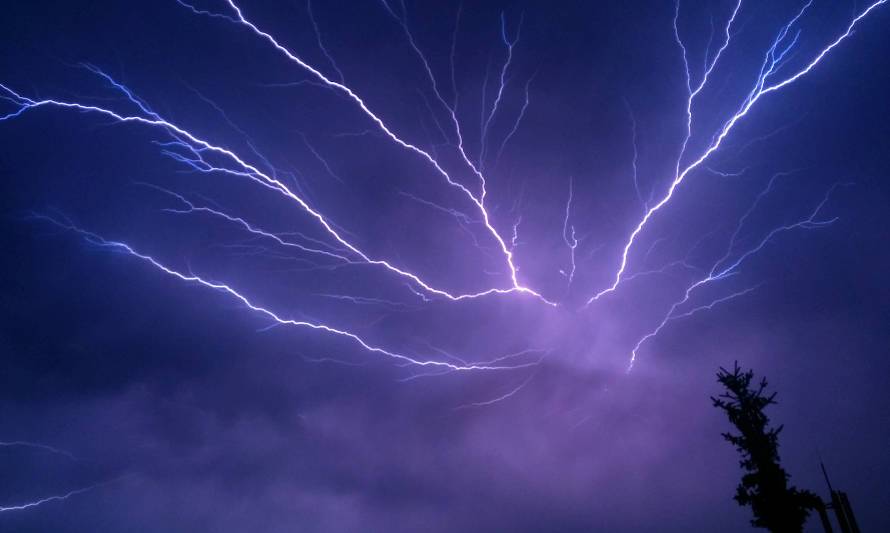 Más tormentas eléctricas anunciadas para los cielos de Los Ríos
