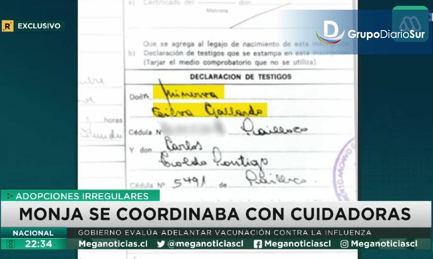 Así operaba la red de adopciones forzadas en Paillaco