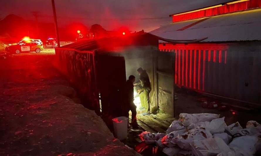 Panguipulli: se reportó fuego en bodega de ferretería  