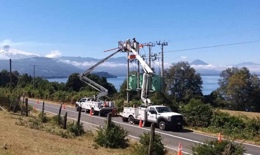 Avanzan trabajos para robustecer el sistema eléctrico de Panguipulli