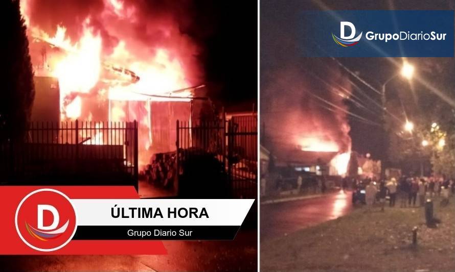 Incendio dejó una víctima fatal en Los Lagos