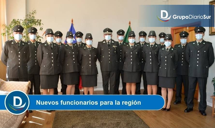 Nuevos gendarmes asumen sus funciones en la Región de Los Ríos