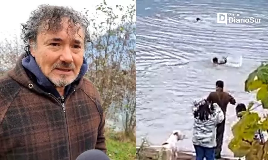 Héroe patagón salvó a niña y a carabinero desde río en Aysén 