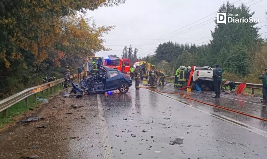 Confirman un fallecido en accidente ocurrido en salida norte de Valdivia