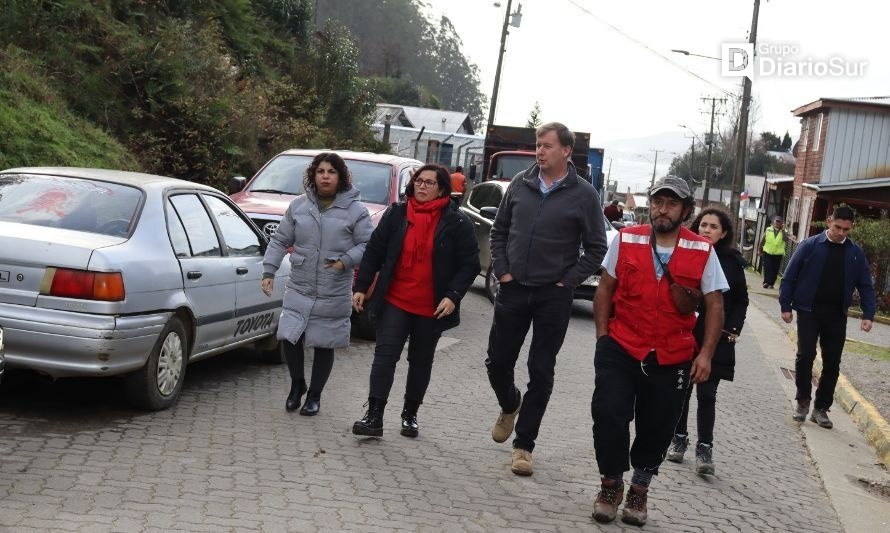 Autoridades valoran recuperación del servicio de agua potable para familias de La Aguada