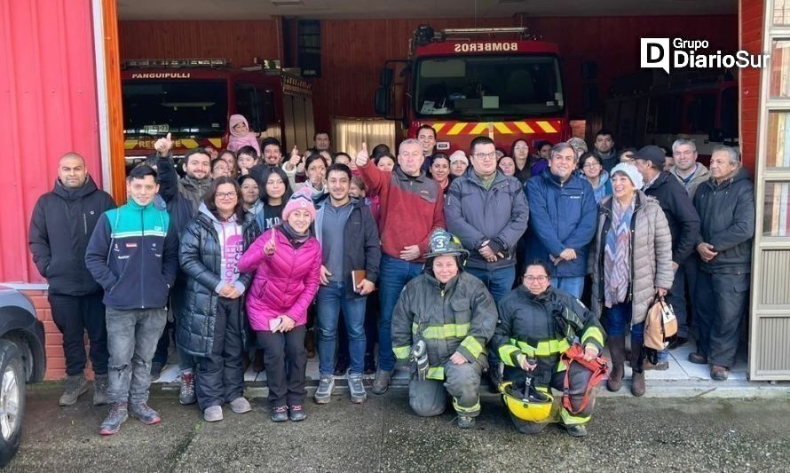 Primer comité de vivienda de Bomberos de Chile es creado en Panguipulli