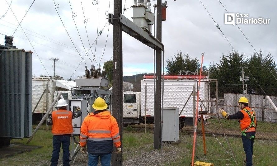 Localidades de Los Lagos quedarán sin energía este domingo