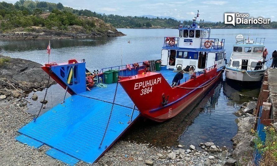 MOP planea segunda barcaza para tramo Futrono a Isla Huapi