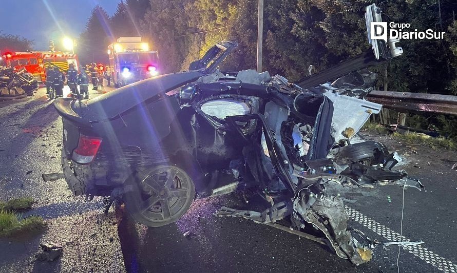 Habilitado el tránsito por la ruta Valdivia-San José de la Mariquina tras accidente vehicular