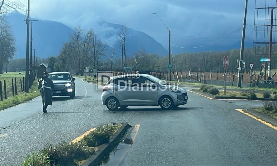 Cortan ruta hacia Futrono por fatal accidente 