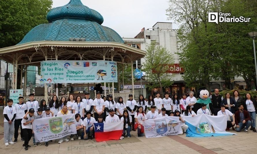 Jóvenes promesas del deporte de Los Ríos viajaron a presenciar los Juegos Panamericanos