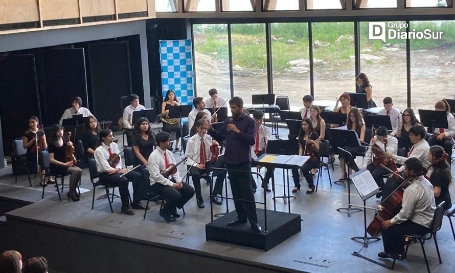 Orquesta Sinfónica Juvenil de Los Ríos realizará cuatro conciertos entre Valdivia y Panguipulli 