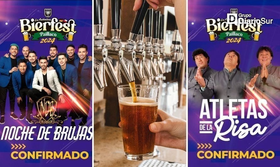 Este viernes parte la Auténtica Bierfest Paillaco 2024