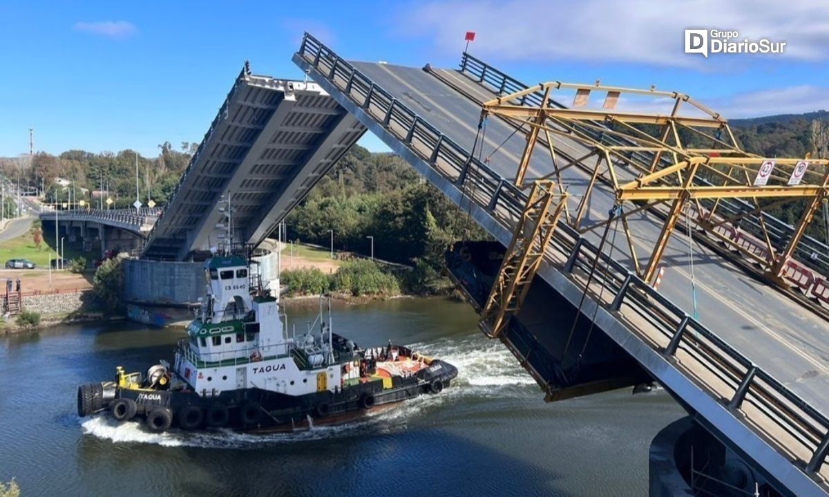 Anuncian nueva apertura del puente Cau Cau para este sábado 