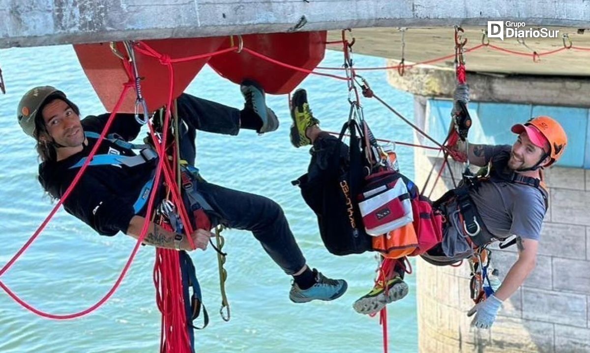 Deep Water Solo: escalarán puente Pedro de Valdivia sin cuerdas ni seguros 