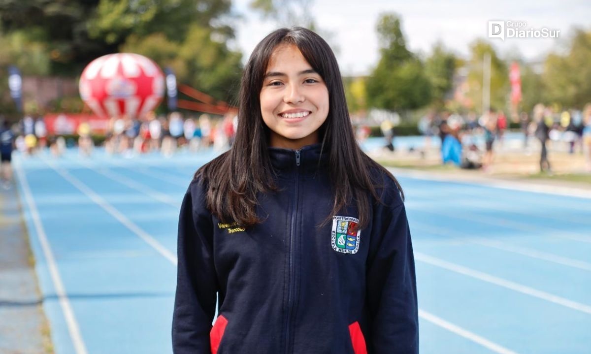 Atleta de Los Ríos rompe récord de 15 años en interescolar de Los Lagos