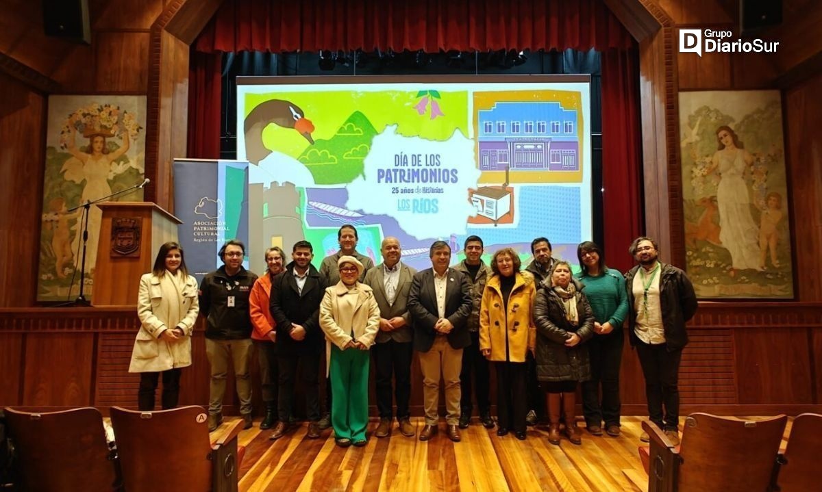 En Teatro Galia se realizó el lanzamiento de actividades del Día de Los Patrimonios en Los Ríos