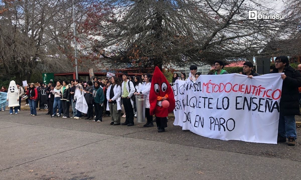 Valdivia: sigue la movilización de estudiantes en la Universidad Austral