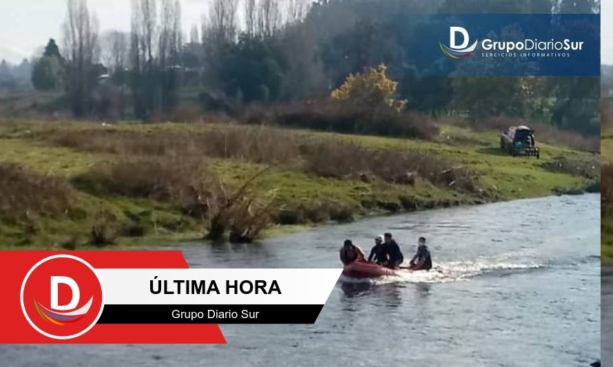 Encuentran cuerpo en río Llollelhue de La Unión