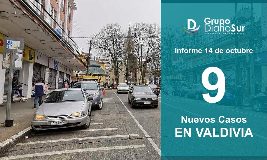 Valdivia anota cifra más baja de contagios en este mes de octubre